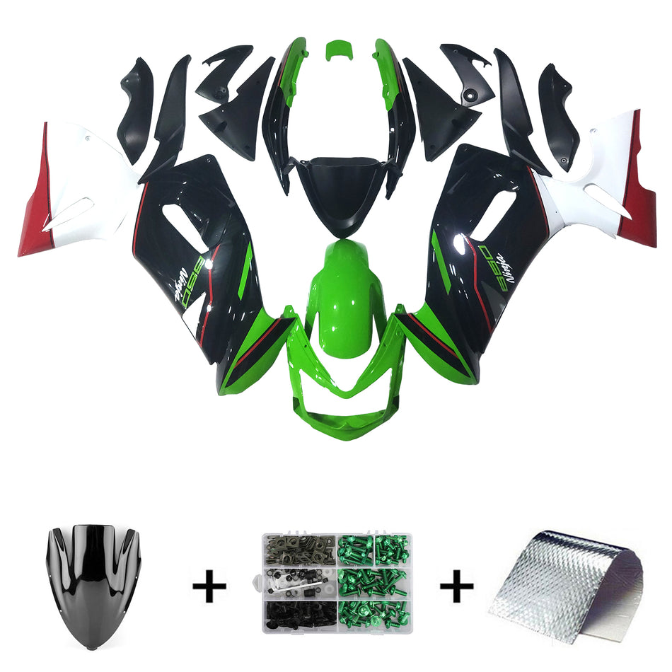 2006-2008 Kawasaki ER6F/Ninja650 Einspritzverkleidungssatz Karosserie Kunststoff ABS