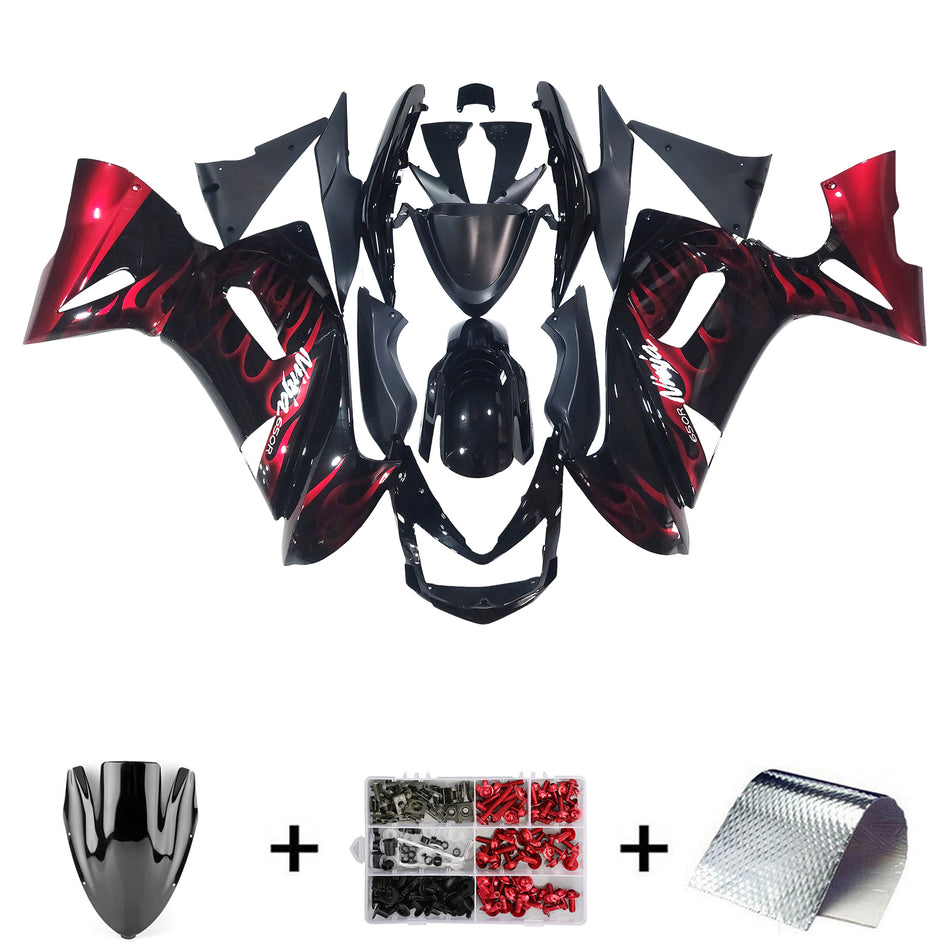 2006-2008 Kawasaki ER6F/Ninja650 Einspritzverkleidungssatz Karosserie Kunststoff ABS