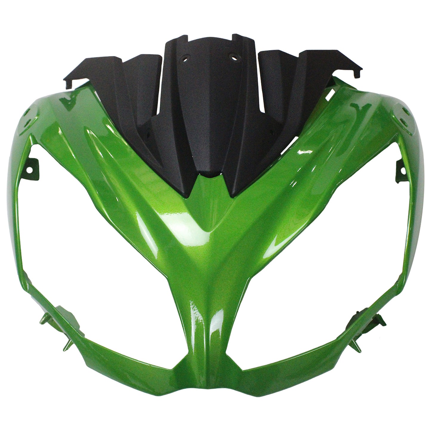 Amotopart 2012-2016 Kawasaki Ninja 650 Black Hell Green Fairing Kit