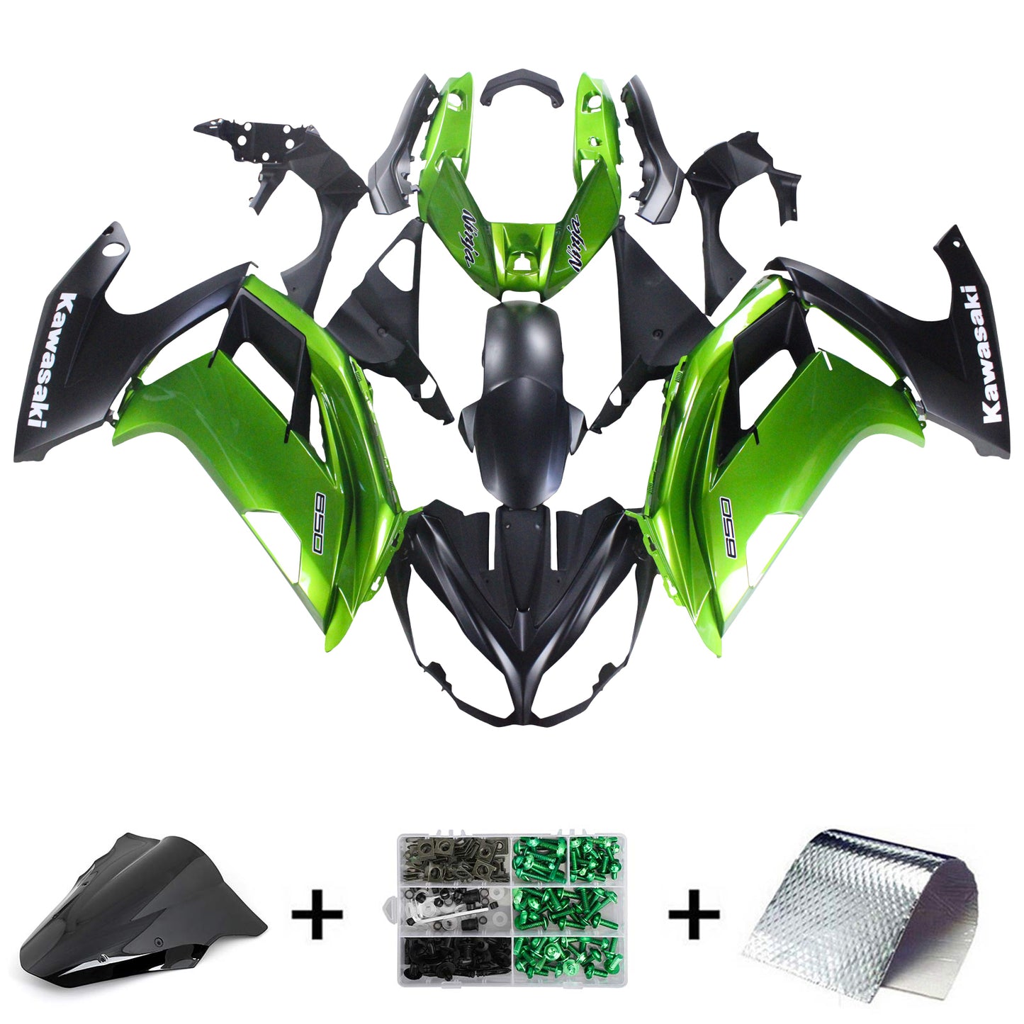 Kit de vente AMOTOPART pour Kawasaki ER6F/Ninja650 2012-2016 Générique