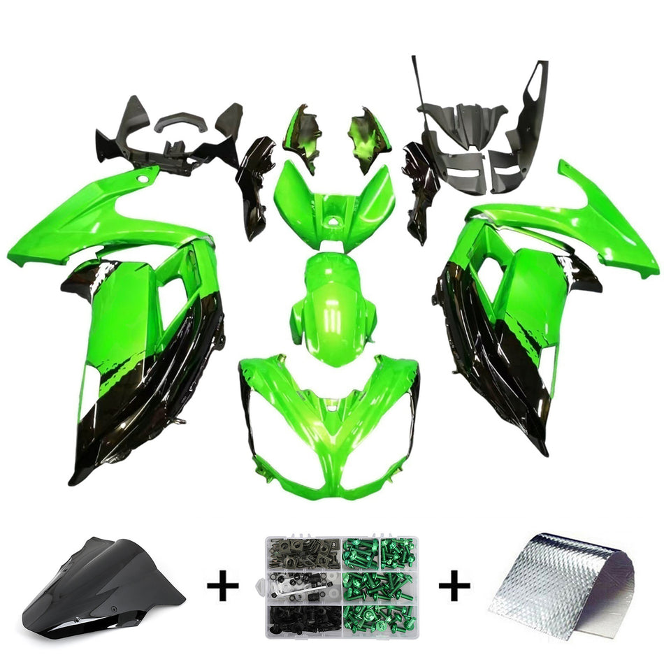 Amotopart Verkleidungsset für Kawasaki ER6F/Ninja650 2012–2016, Karosserie, Kunststoff, ABS