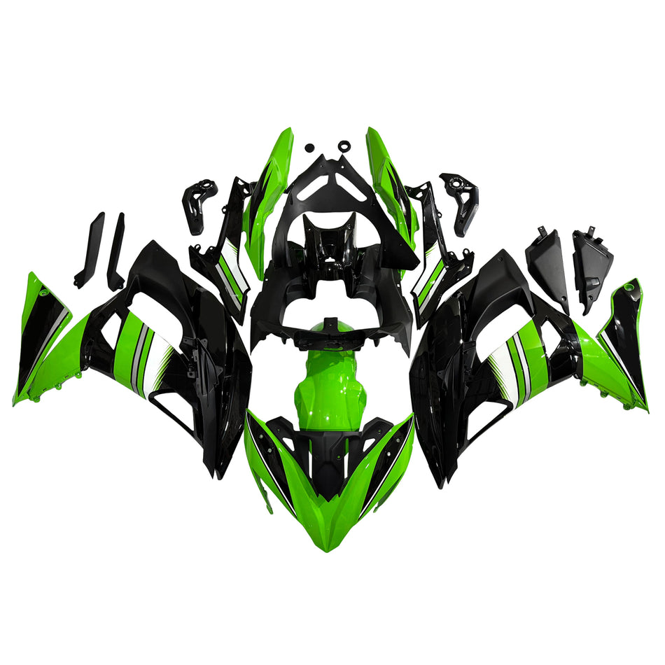 Amotopart Verkleidungsset für Kawasaki ER6F/Ninja650R 2017–2019, Karosserie, Kunststoff, ABS