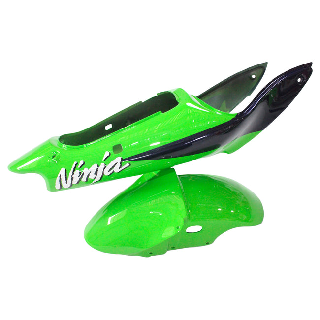 Amotopart Kawasaki ZX6R 1998-1999 Green & Black Facing Kit