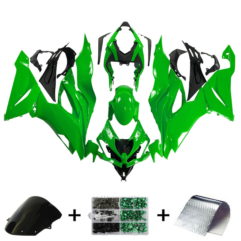 2019-2023 Kawasaki ZX6R Einspritzverkleidungssatz Karosserie Kunststoff ABS