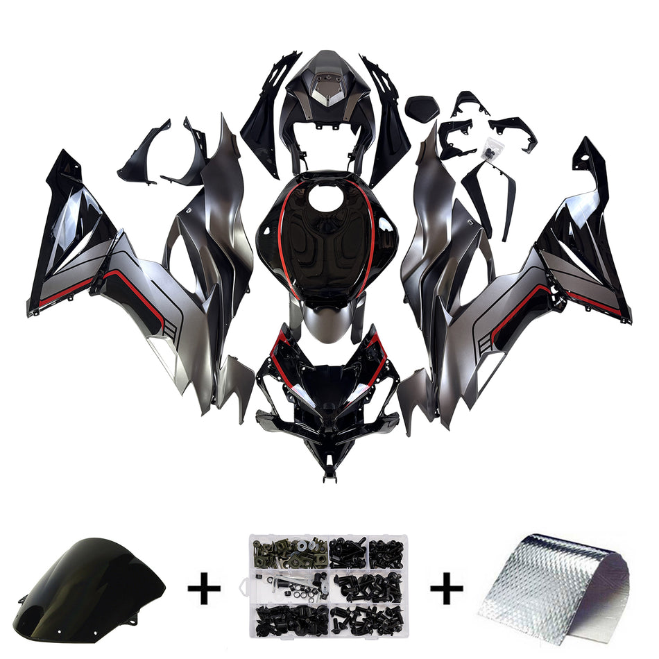 Injection Verkleidung Kit Karosserie Kunststoff ABS fit Für Kawasaki ZX6R 2019-2023