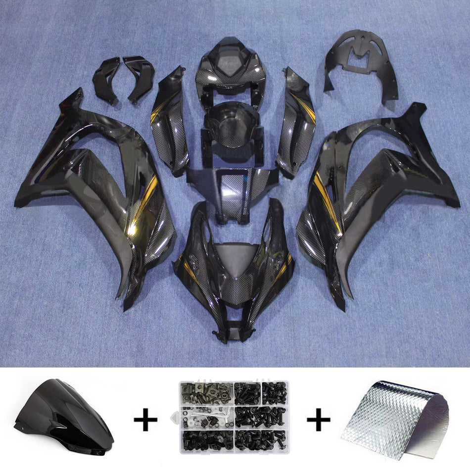 Amotopart Verkleidungsset für Kawasaki ZX10R 2016–2020, Karosserie, Kunststoff, ABS
