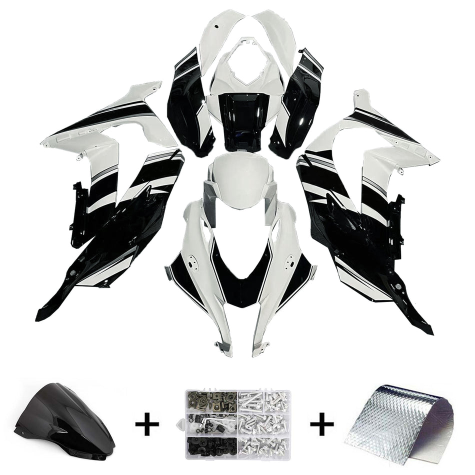 Amotopart Verkleidungsset für Kawasaki ZX10R 2016–2020, Karosserie, Kunststoff, ABS