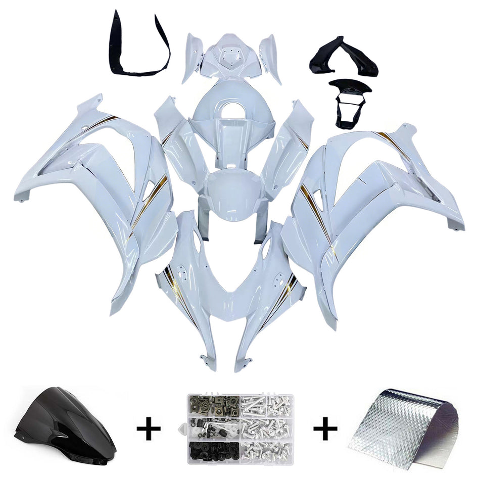 Amotopart Verkleidungsset für Kawasaki ZX10R 2016–2020, Karosserie, Kunststoff, ABS