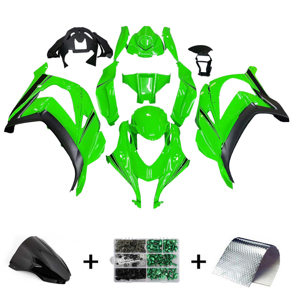 Amotopart Verkleidungsset für Kawasaki ZX10R 2016–2020, Karosserie, Kunststoff, ABS