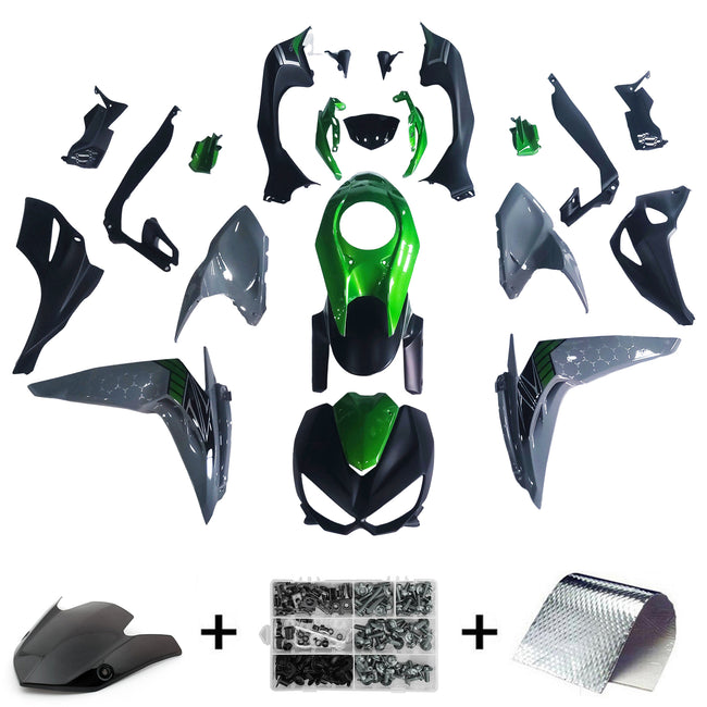 2014-2017 Kawasaki Z1000 Einspritzverkleidungssatz Karosserie Kunststoff ABS