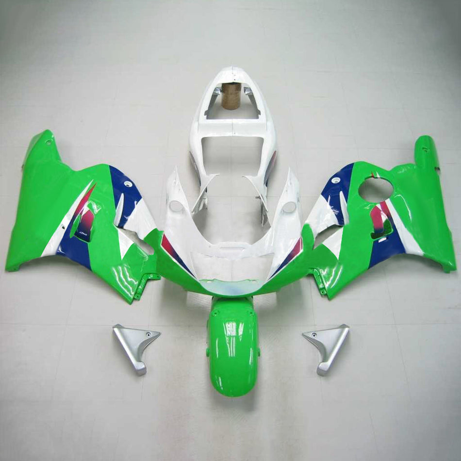 Amotopart Kawasaki ZXR400 1992-1996 Wei?es Grünverkleidungskit