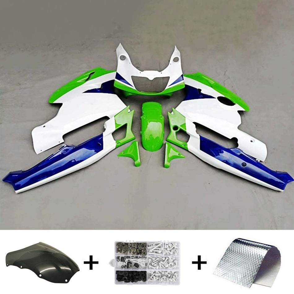 Amotopart Kawasaki ZXR400 1992–1996 Verkleidungsset, Karosserie, Kunststoff, ABS