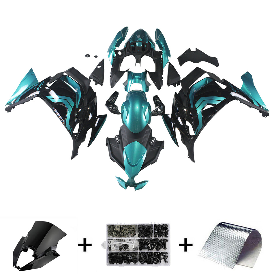 Amotopart Kawasaki ER-6f Ninja650 2020-2023 Verkleidungskit Bodywork ABS