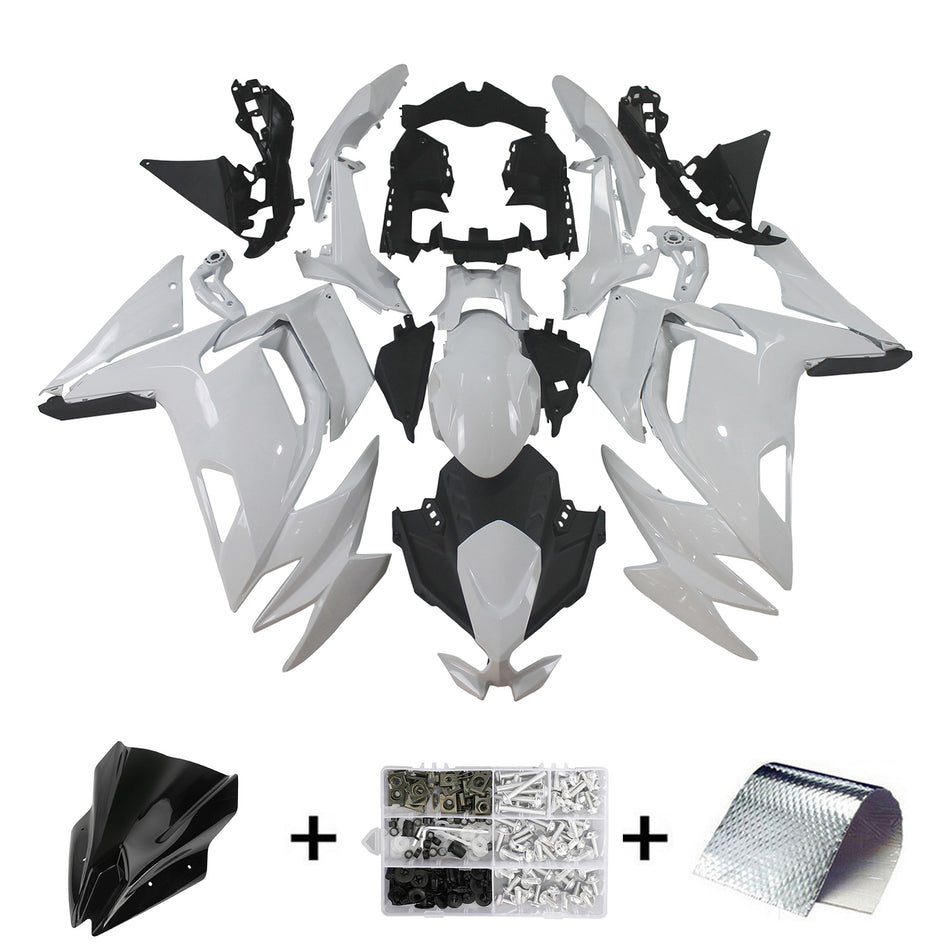 Amotopart Verkleidungsset für Kawasaki ER-6F Ninja650 2020–2023, Karosserie, ABS