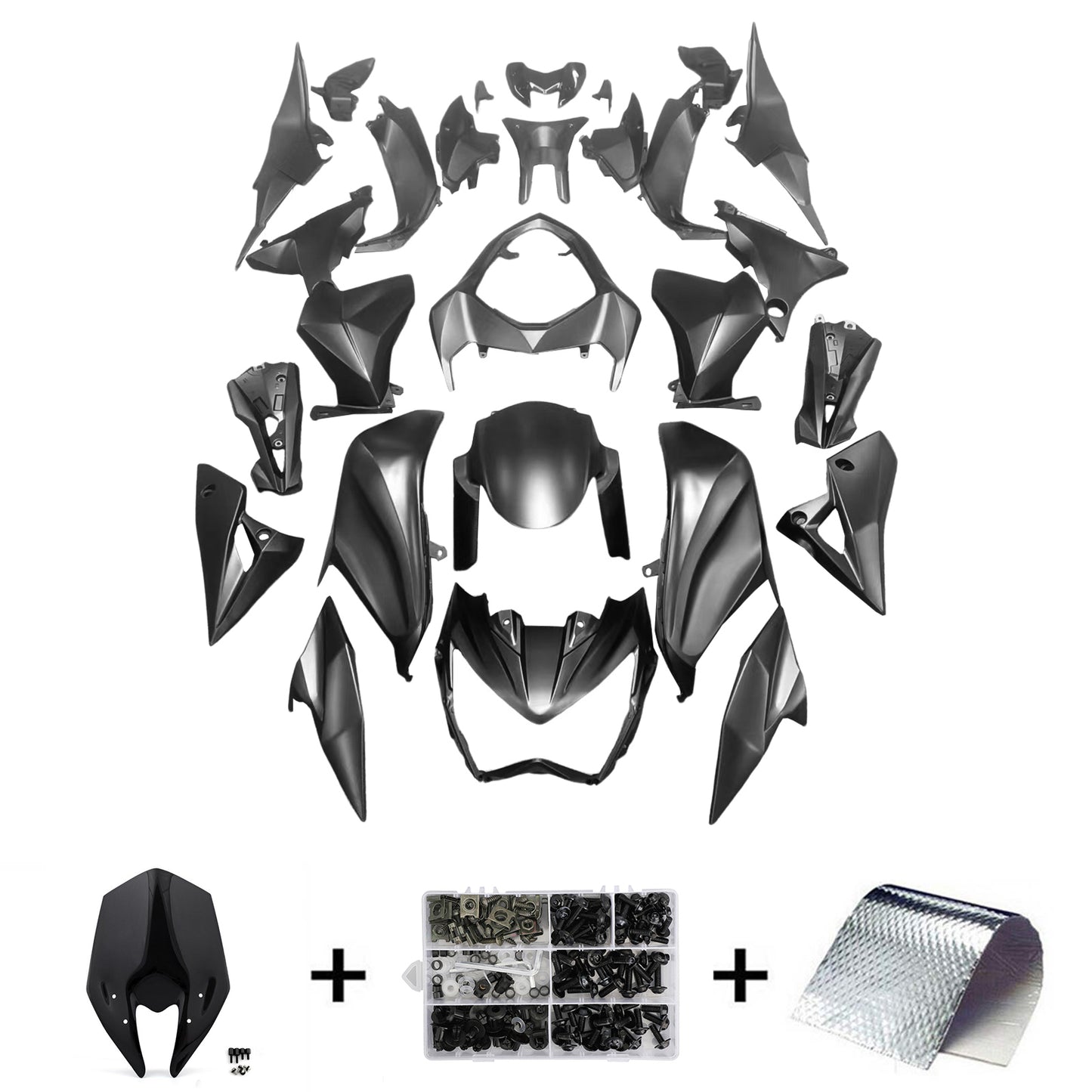 Kit de carénage Amotopart Kawasaki Z800 2013-2018