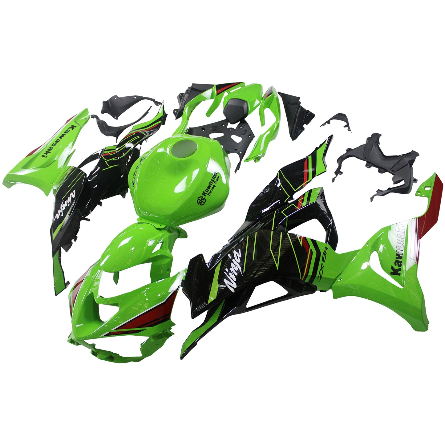 2024 Kawasaki ZX-6R ZX6R Einspritzverkleidungssatz Karosserie Kunststoff ABS