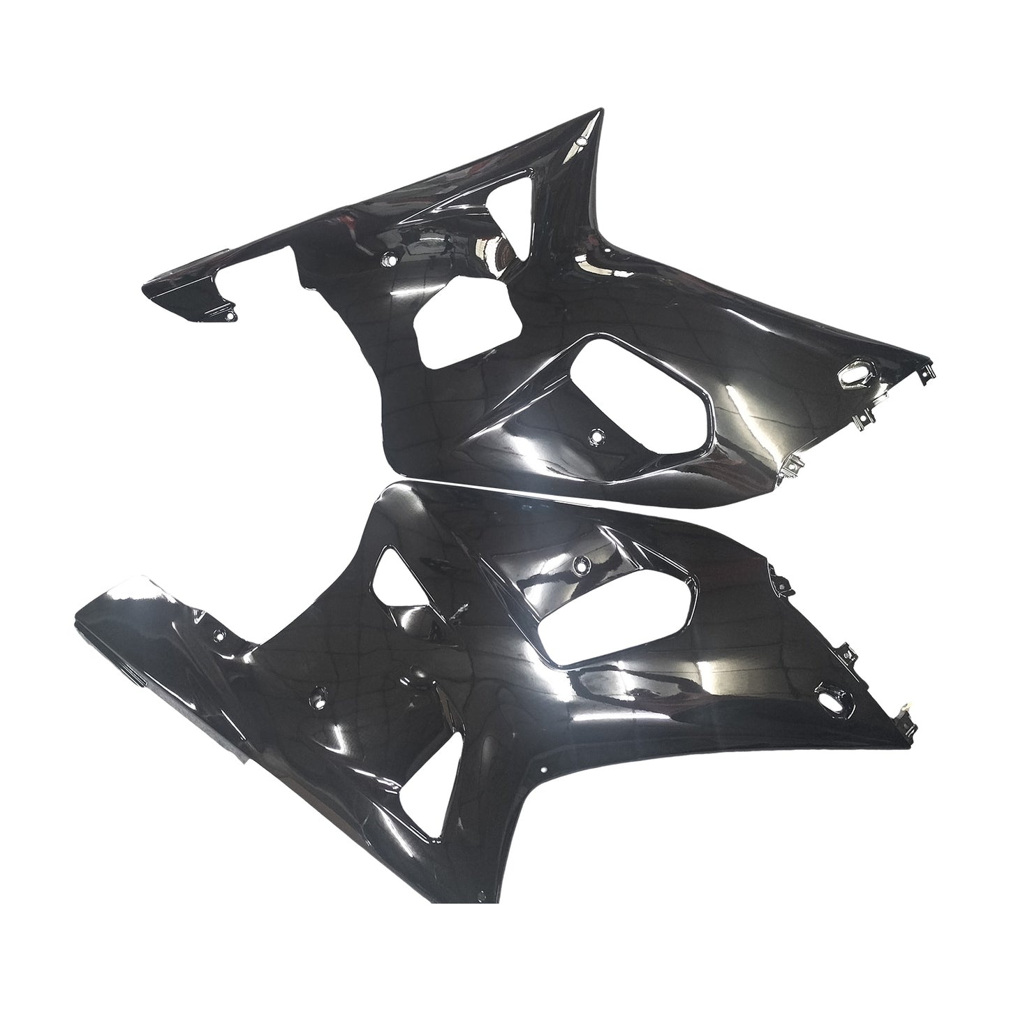 AMOTOPART-Verziehung Injektion Plastik Kit glänzend schwarz Passform für Suzuki GSXR600/750 2001-2003 Generic