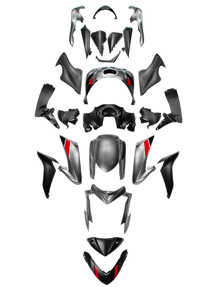 Amotopart Kunststoff-Karosserieverkleidungsset für Suzuki GSX-S 1000 2015–2020