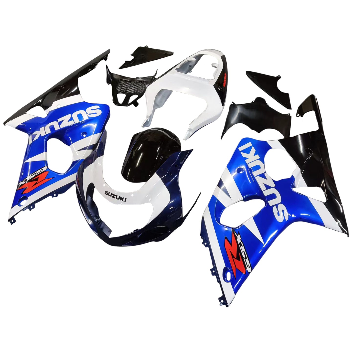 Amotopart 2000-2002 Suzuki GSXR1000 Verkleidung Blue Kit