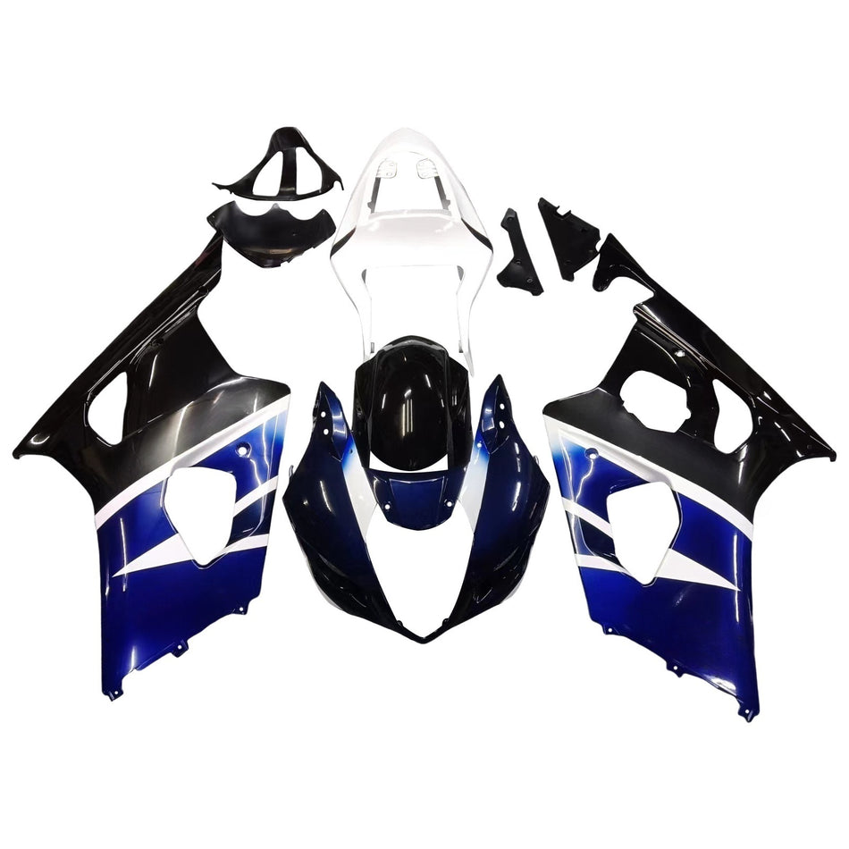 Amotopart 2003-2004 Suzuki GSXR1000 Verkleidung Multi Blue & White Kit