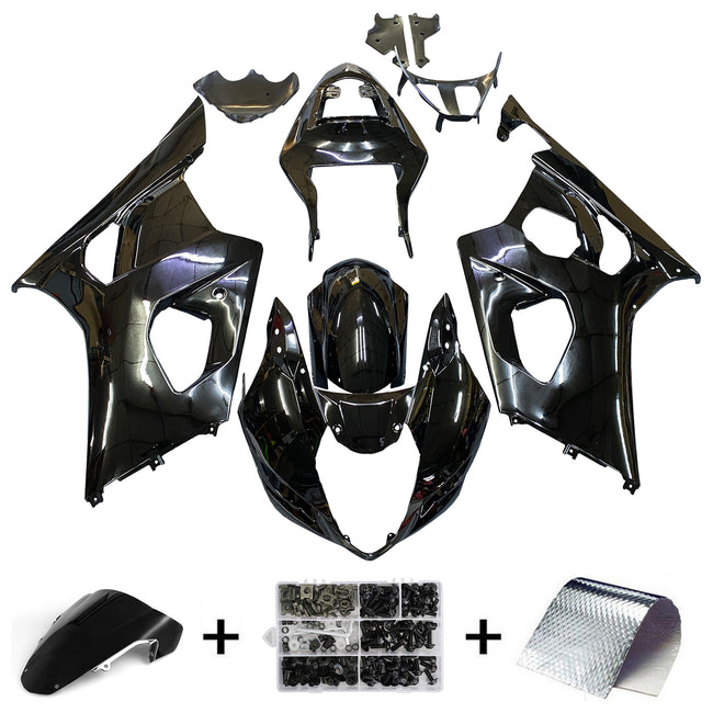 Amotopart 2003-2004 Suzuki GSXR1000 Verkleidung G-Black Kit