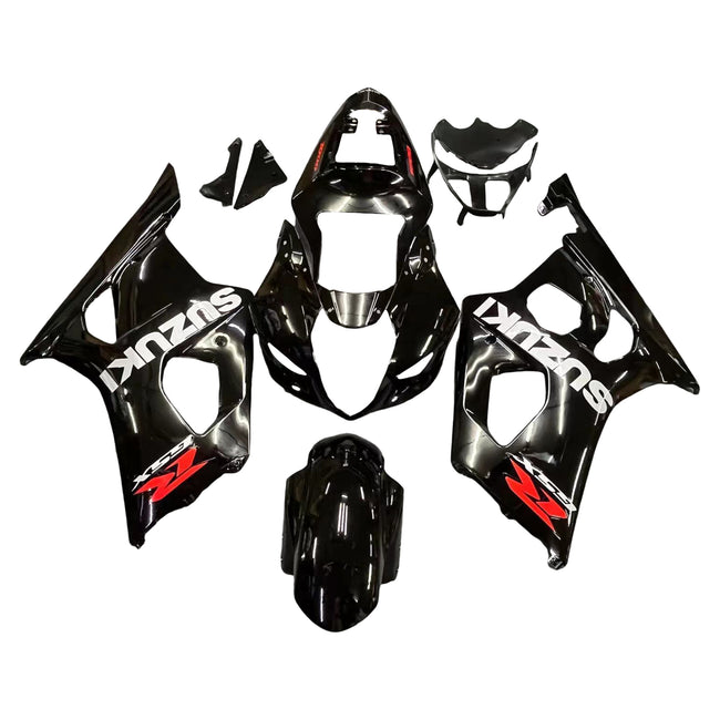 Amotopart 2003-2004 Suzuki GSXR1000 Verkleidung Black Kit