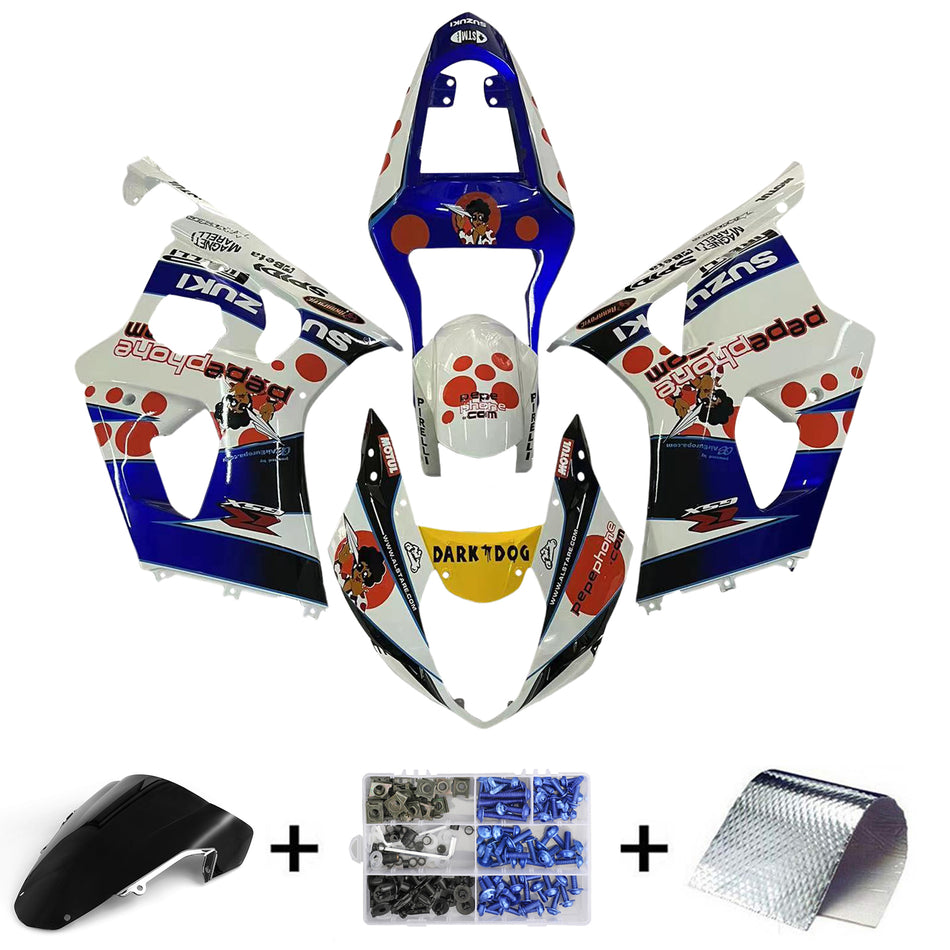 Kit de carénage Amotopart 2003-2004 Suzuki GSXR1000