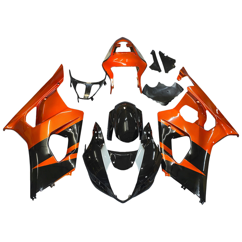 Amotopart 2003-2004 Suzuki GSXR1000 Verkleidung G-Red & Black Kit