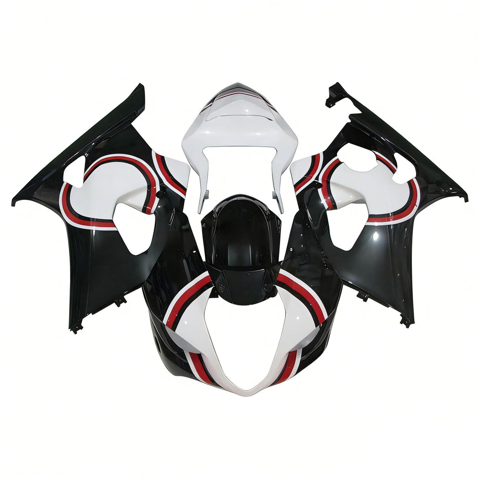 2003–2004 Suzuki GSXR1000 K3 Einspritzverkleidungs-Set, Lucky Strike Karosserie, Kunststoff, ABS
