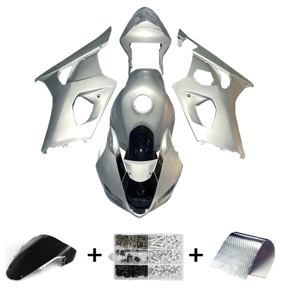 2003–2004 Suzuki GSXR1000 K3 Einspritzverkleidungs-Set, Karosserie, Kunststoff, ABS