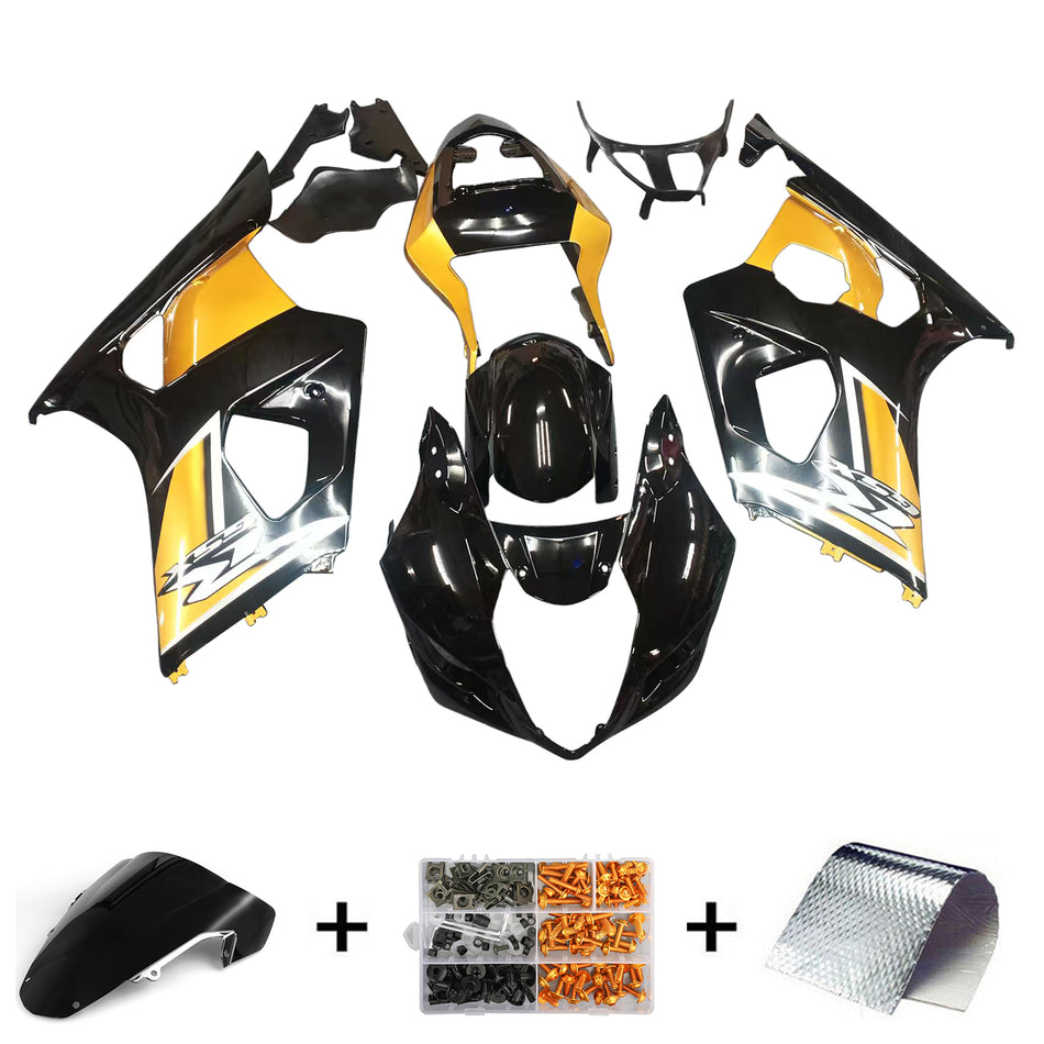 2003-2004 Suzuki GSXR1000 K3 Einspritzverkleidungs-Set, Karosserie, Kunststoff, ABS