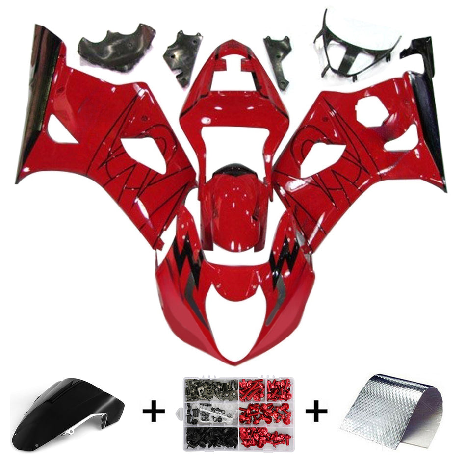 2003–2004 Suzuki GSXR1000 K3 Einspritzverkleidungs-Set, Karosserie, Kunststoff, ABS