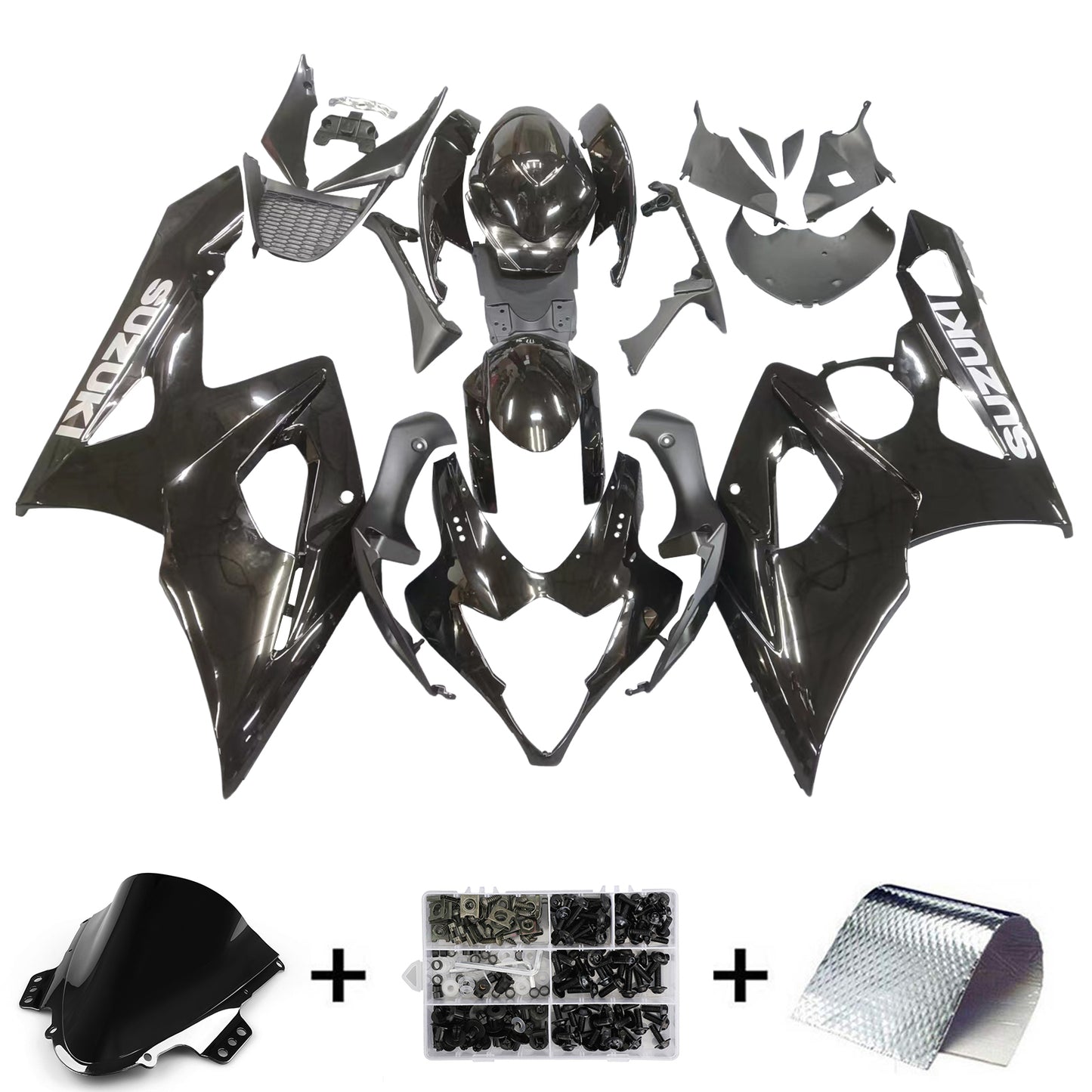 Amotopart 2005-2006 Suzuki GSXR1000 Verkleidung G-Black Kit