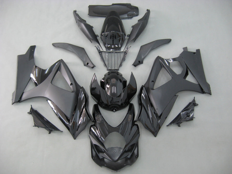 Amotopart 2007-2008 GSXR1000 Suzuki Verkleidung Black Kit