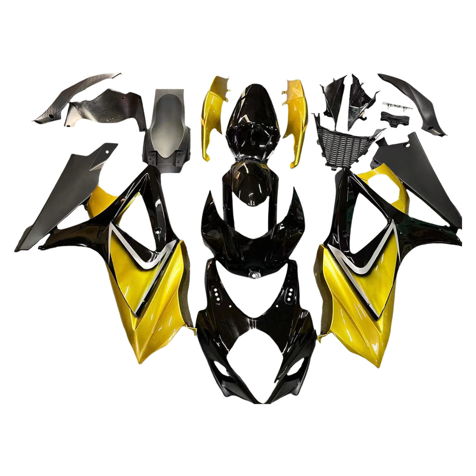 Amotopart Favoritings 2007-2008 Suzuki GSXR 1000 Black & Gold GSXR Racing Generic
