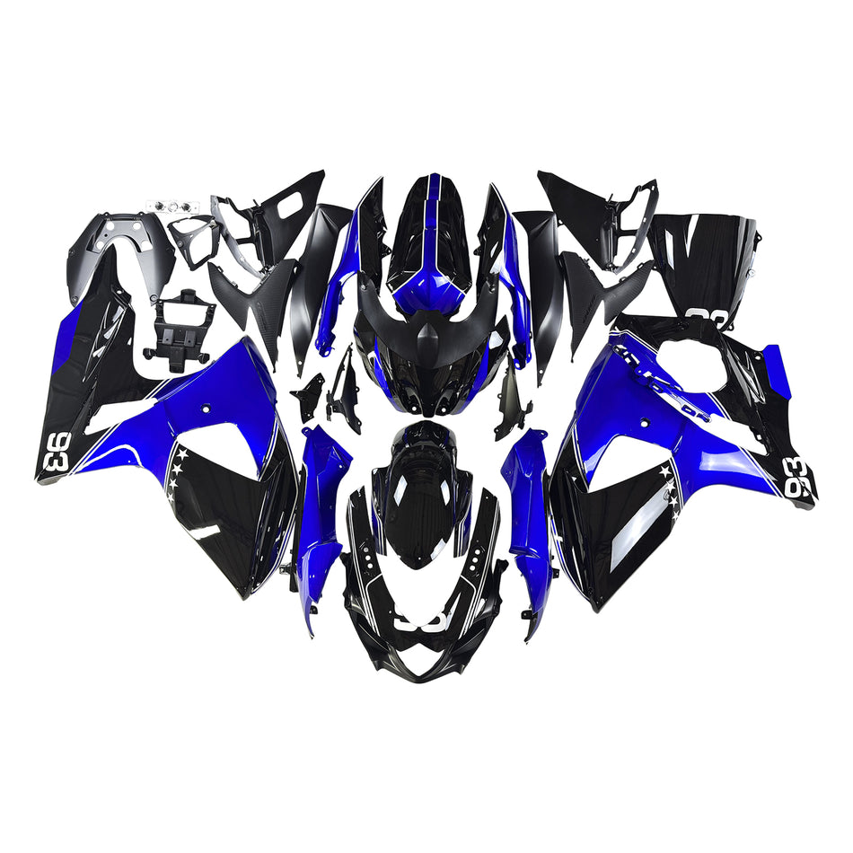 Amotopart Suzuki GSXR1000 2009绡揅2016 K9 Verkleidungsset, Karosserie, Kunststoff, ABS