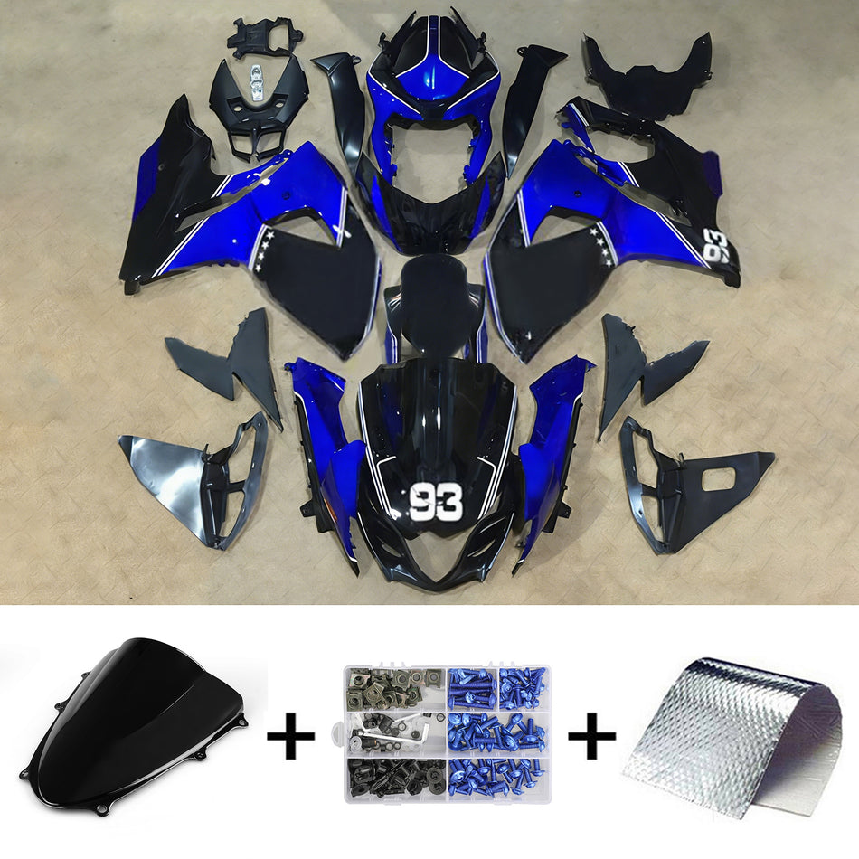 Amotopart Suzuki GSXR1000 2009¨C2016 K9 Verkleidungsset, Karosserie, Kunststoff, ABS