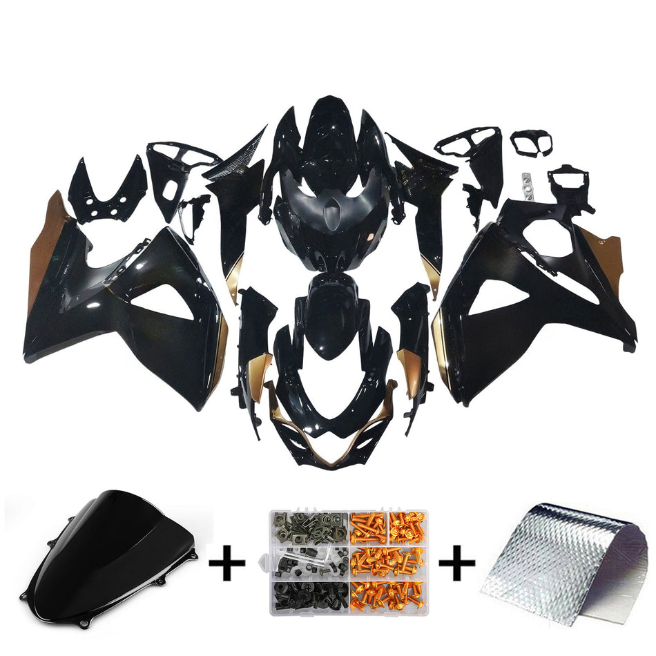 Amotopart Suzuki GSXR1000 2009¨C2016 K9 Verkleidungsset, Karosserie, Kunststoff, ABS