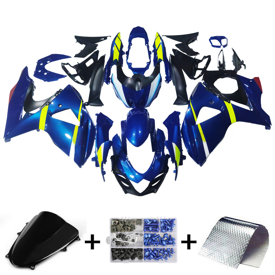 AMotopart Suzuki GSXR1000 2009¨C2016 K9 Verkleidungsset, Karosserie, Kunststoff, ABS