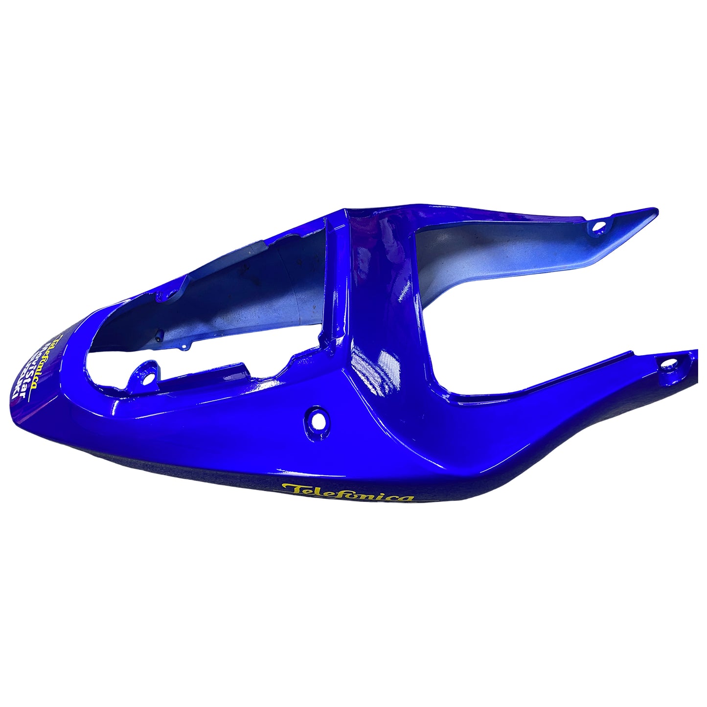 Amotopart Verkleidung Suzuki GSXR 600 2001-2003 Verziehung Movistar Racing Blue Verkleidung Kit