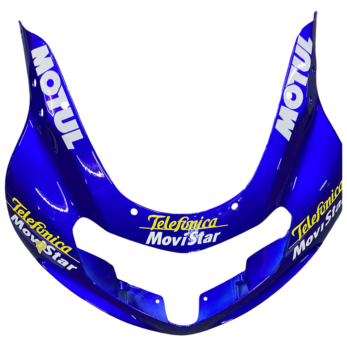 Amotopart Verkleidung Suzuki GSXR 600 2001-2003 Verziehung Movistar Racing Blue Verkleidung Kit