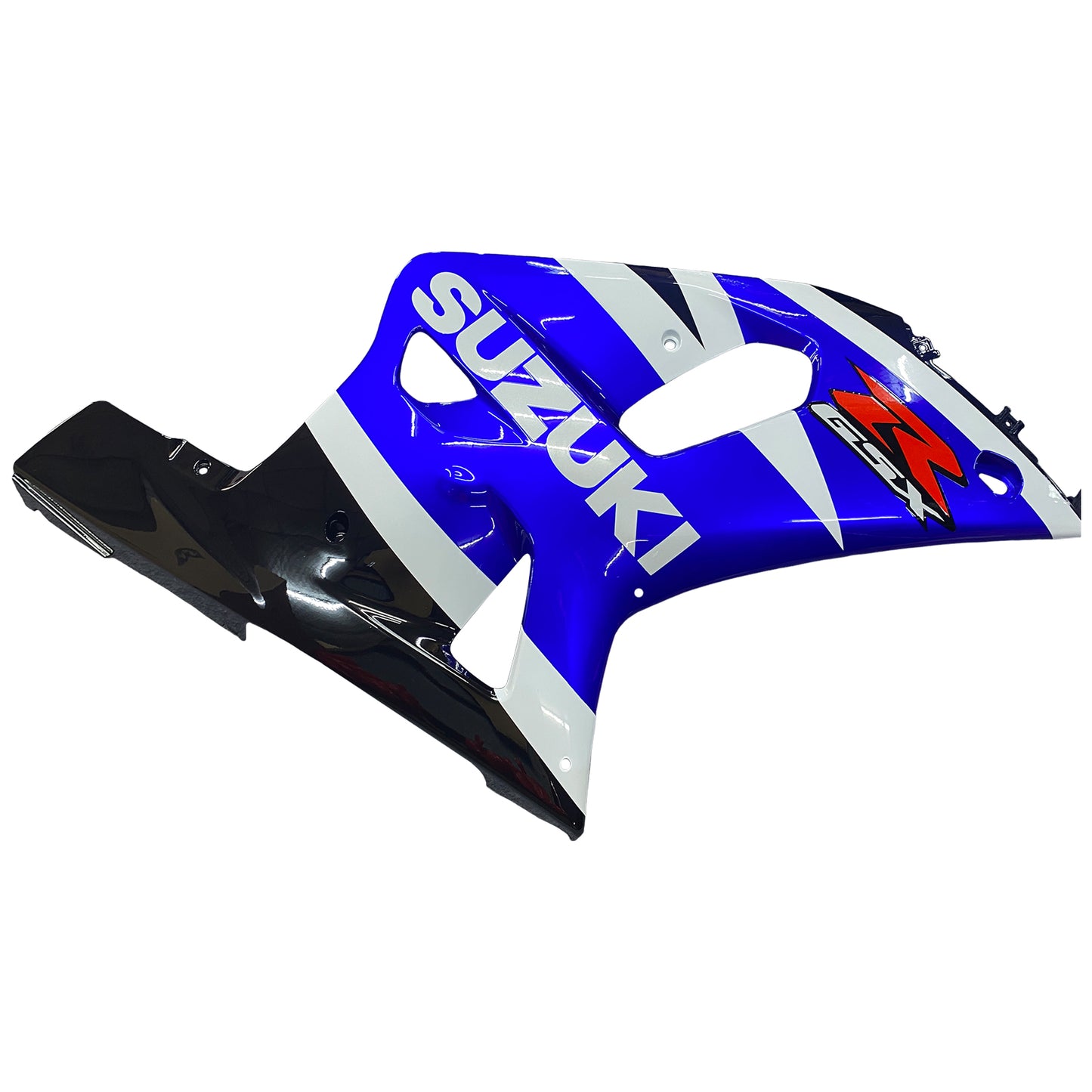 Amotopart-Verkleidungen Suzuki GSXR600 2001-2003 Verkleidungsverkleidung Blue White Schwarzverkleidung Kit