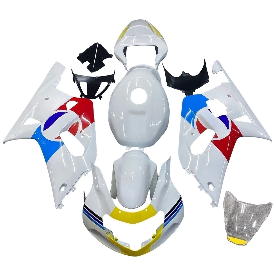 Amotopart Suzuki GSXR600 GSXR750 2001–2003 K1 Verkleidungsset, Karosserie, Kunststoff, ABS