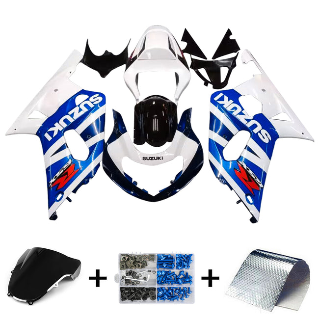 Amotopart Suzuki GSXR600 2001-2003 Verkleidungskit Karosserie Plastikabs