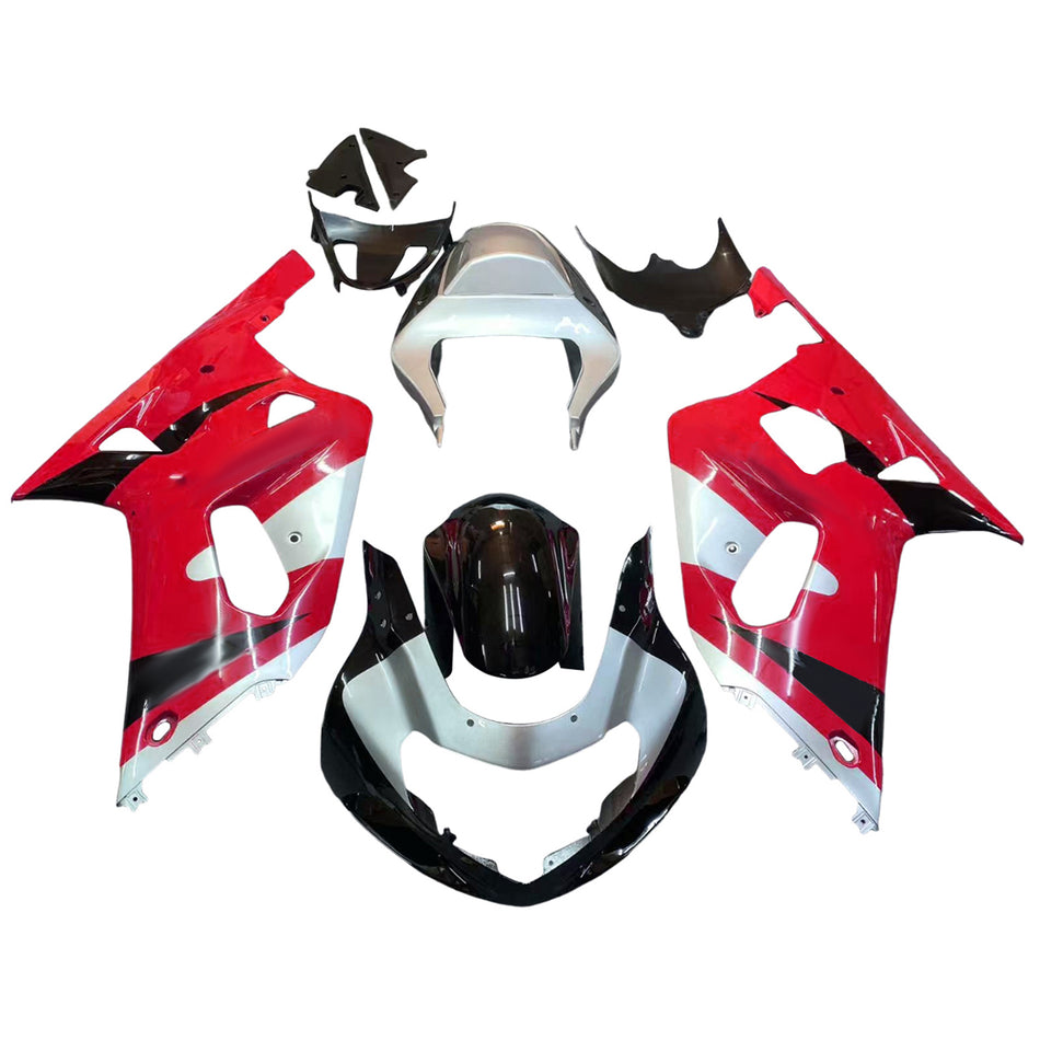 Amotopart 2001-2003 Suzuki GSXR750 Verkleidung Red Kit