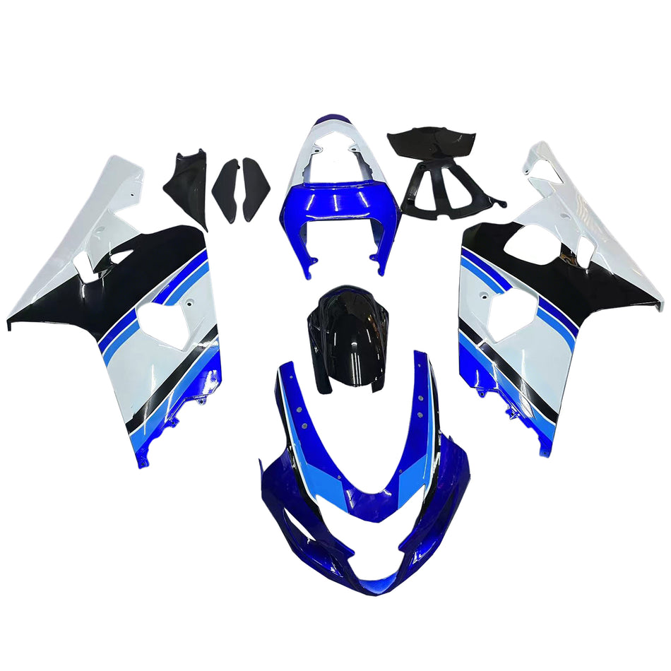 Amotopart-Funkeln 2004-2005 Suzuki GSXR 600 750 Blue White Black GSXR Rennen Generisches Rennen