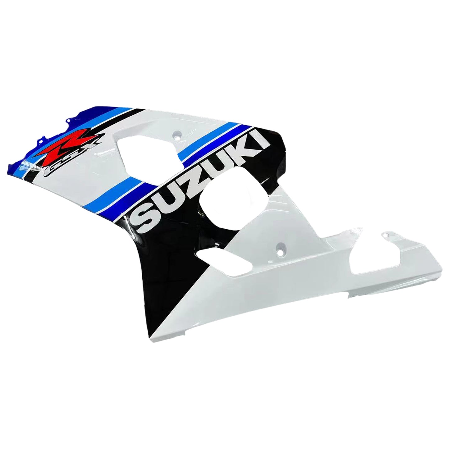 Amotopart 2004-2005 Suzuki GSXR600750 Verkleidung White & Blue Kit