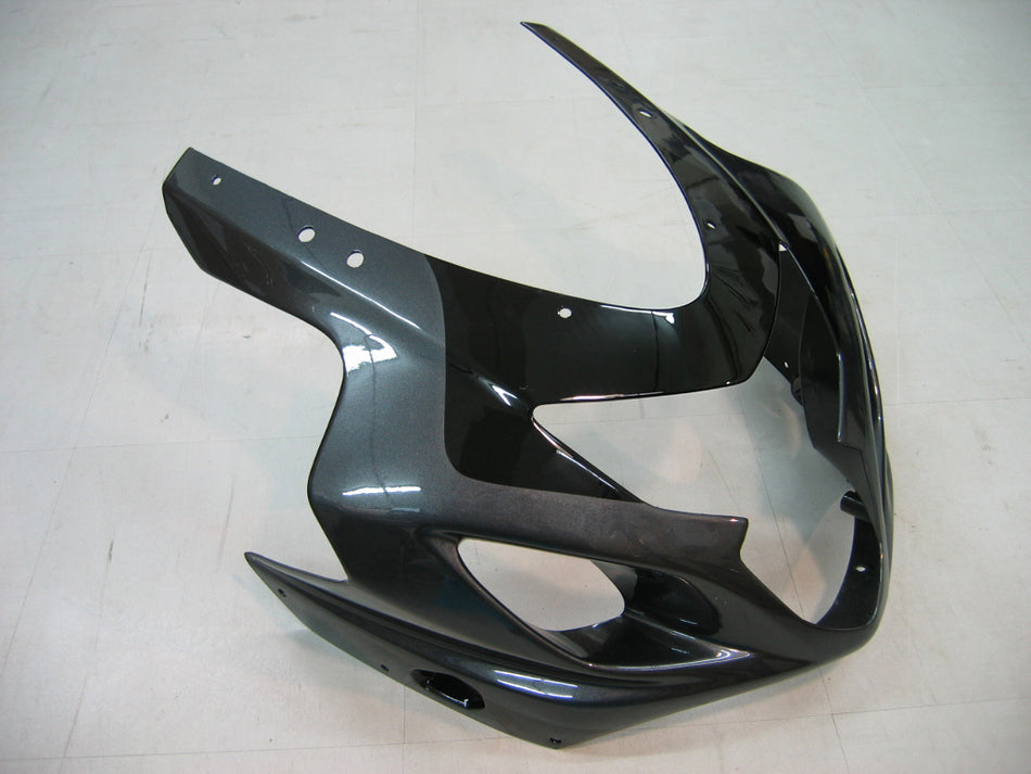 Amotopart 2004-2005 Suzuki GSXR600750 Verkleidung Black & Grey Kit