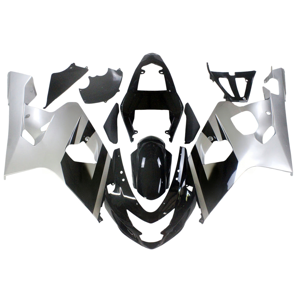 Amotopart-Funkeln 2004-2005 Suzuki GSXR 600 750 Schwarz Silver GSXR Rennsport Generika