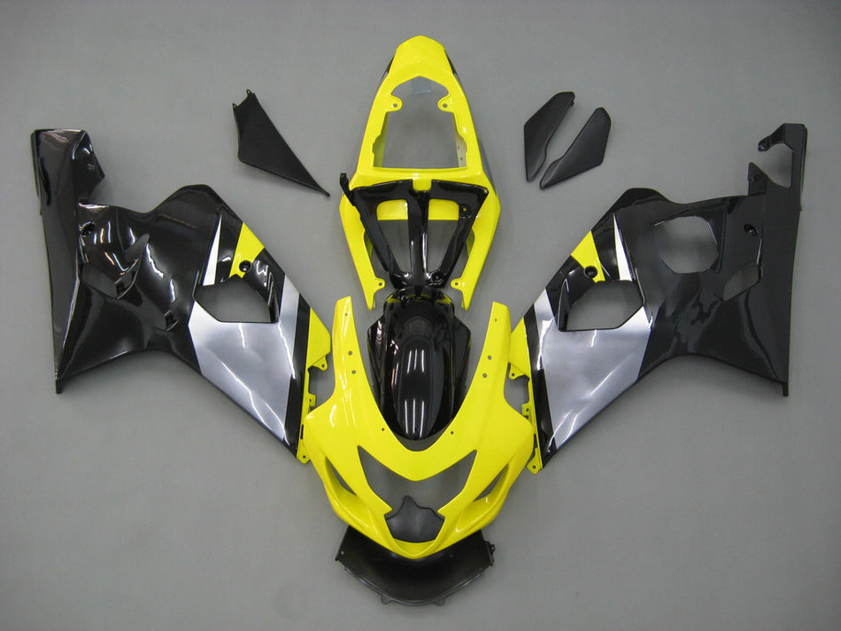 Amotopart-Fülle 2004-2005 Suzuki GSXR 600 750 Yellow & Black GSXR Rennen Generisches Rennen